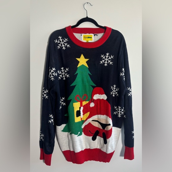 Tipsy Elves Women’s Winter Whale Tail Plus Size Ugly Christmas Sweater Size XXL - Picture 3 of 6